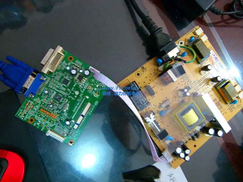 链接电源板和RT809F编程器