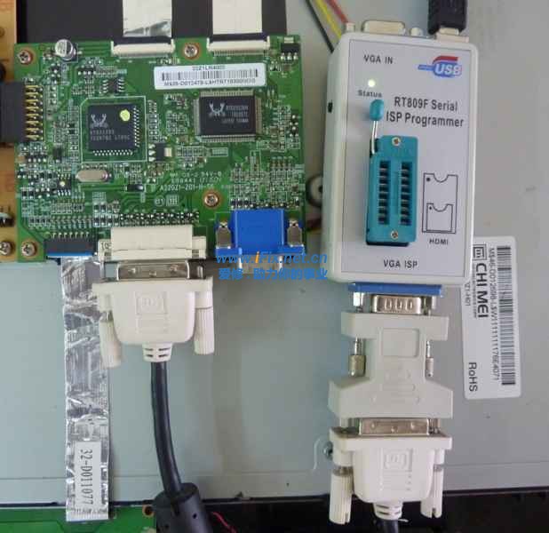 用RT809F来连接DVI口