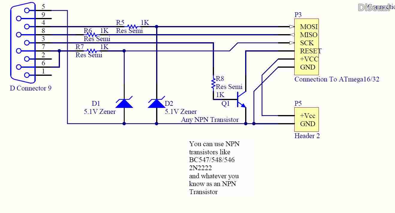 ISP ProgrammerB urner with circuit diagram for AVR Atmega Micro Controller.jpg